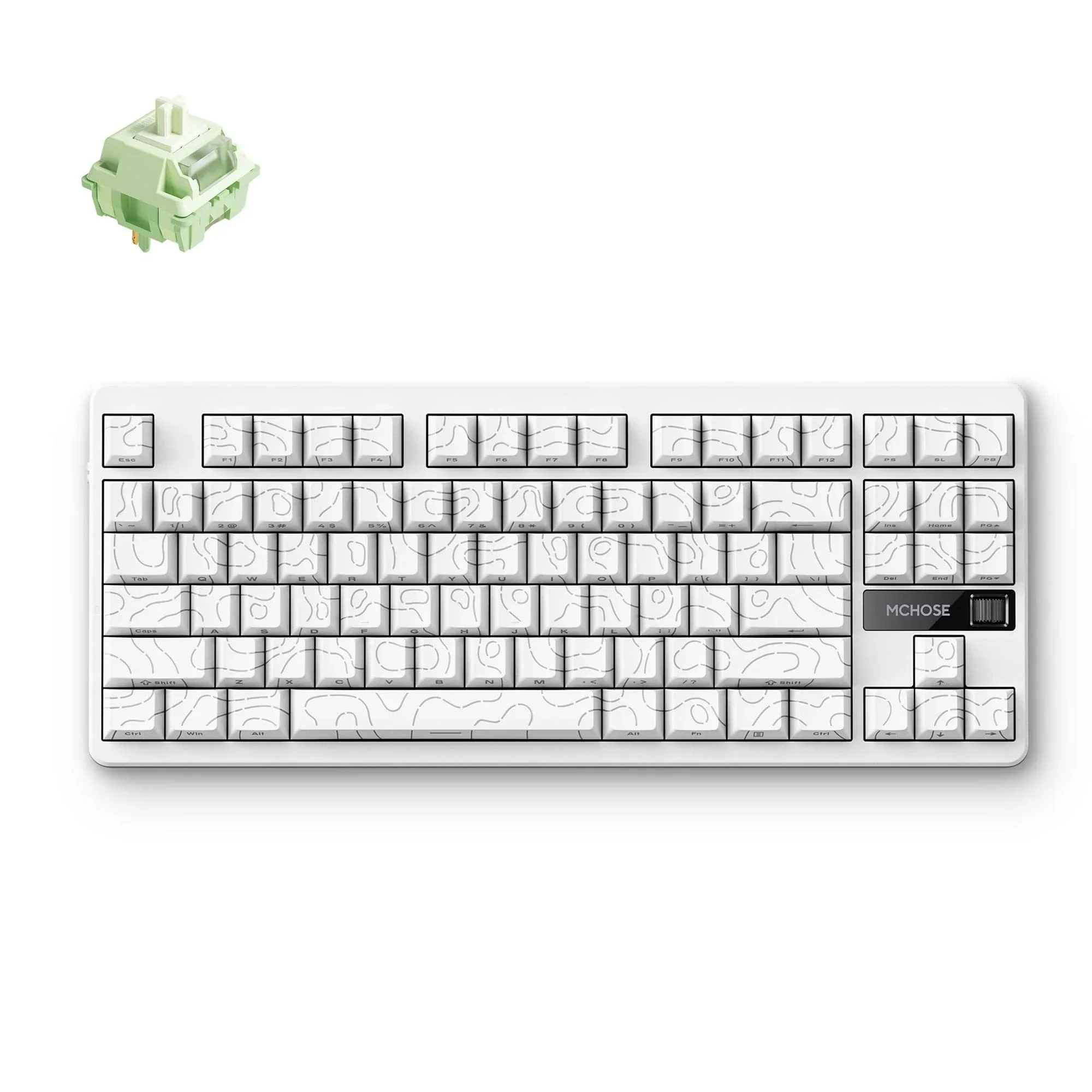 MCHOSE G87 Wireless Gasket Mount Custom Mechanical Keyboard - Image 11