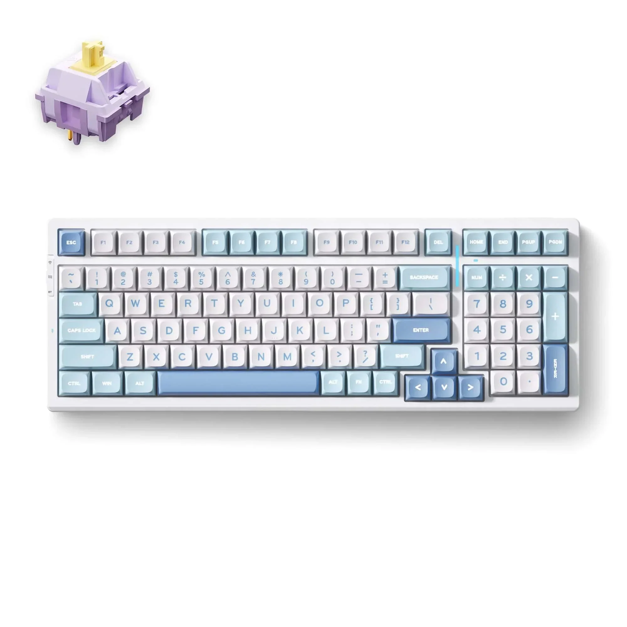 MCHOSE G98 Wireless Mechanical Gaming Keyboard with Hot-Swap RGB Gasket Mount - Image 5