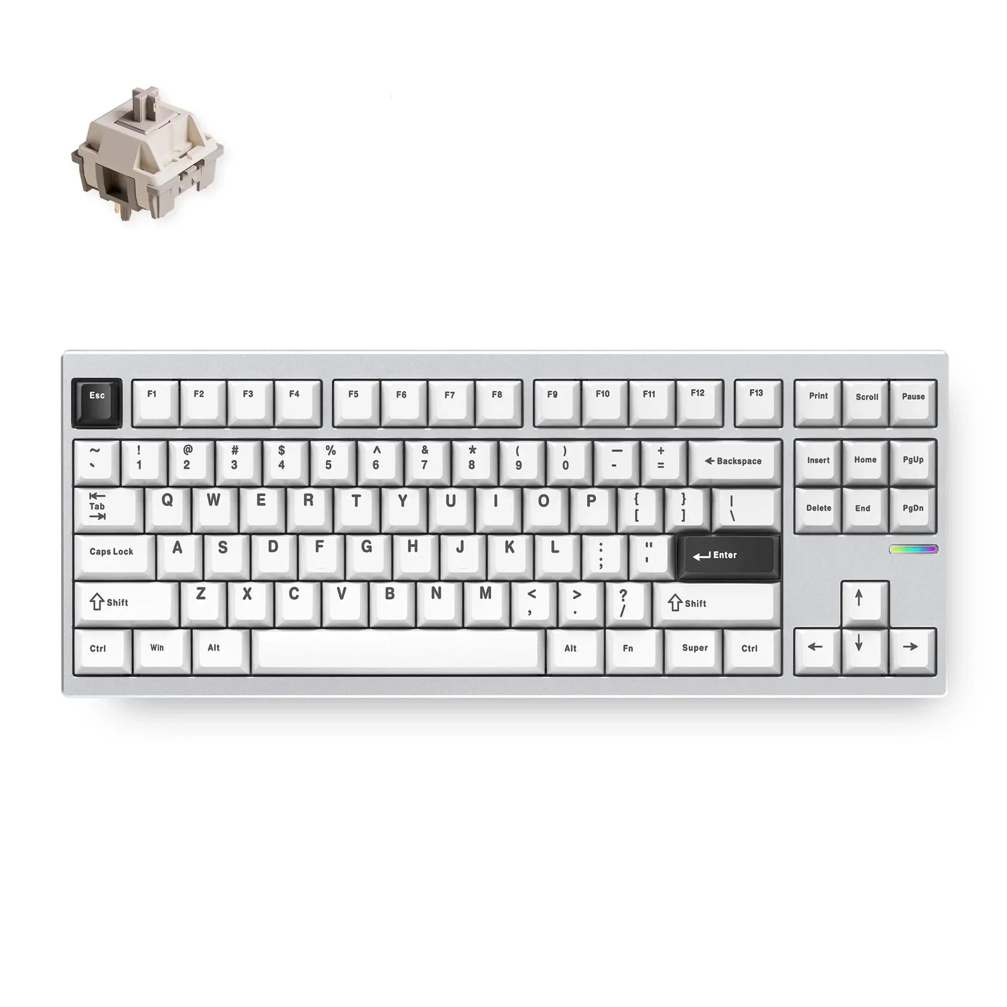 MCHOSE GX87 Aluminum Custom Mechanical Keyboard - Image 9