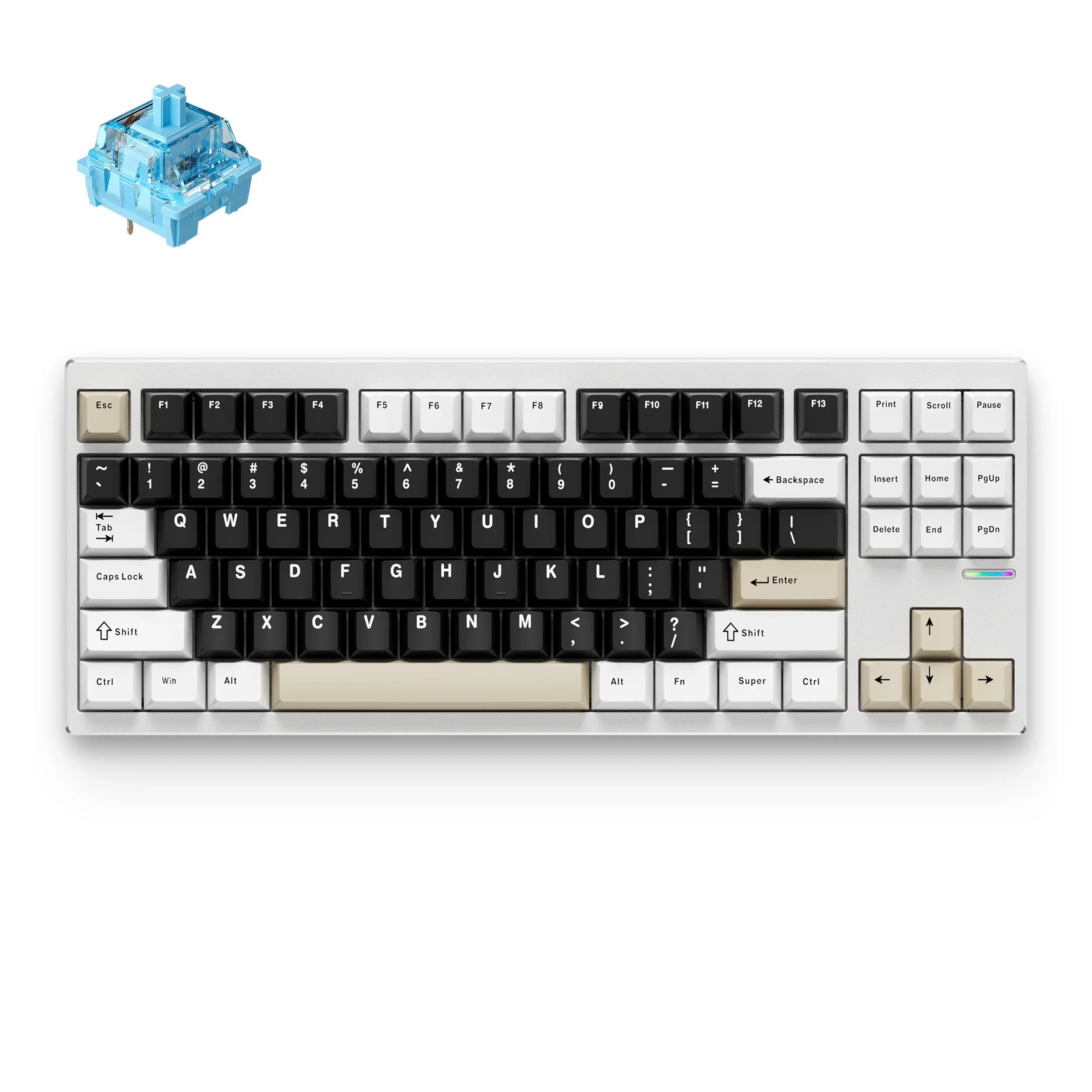 MCHOSE GX87S Aluminum Custom Mechanical Keyboard - Image 4