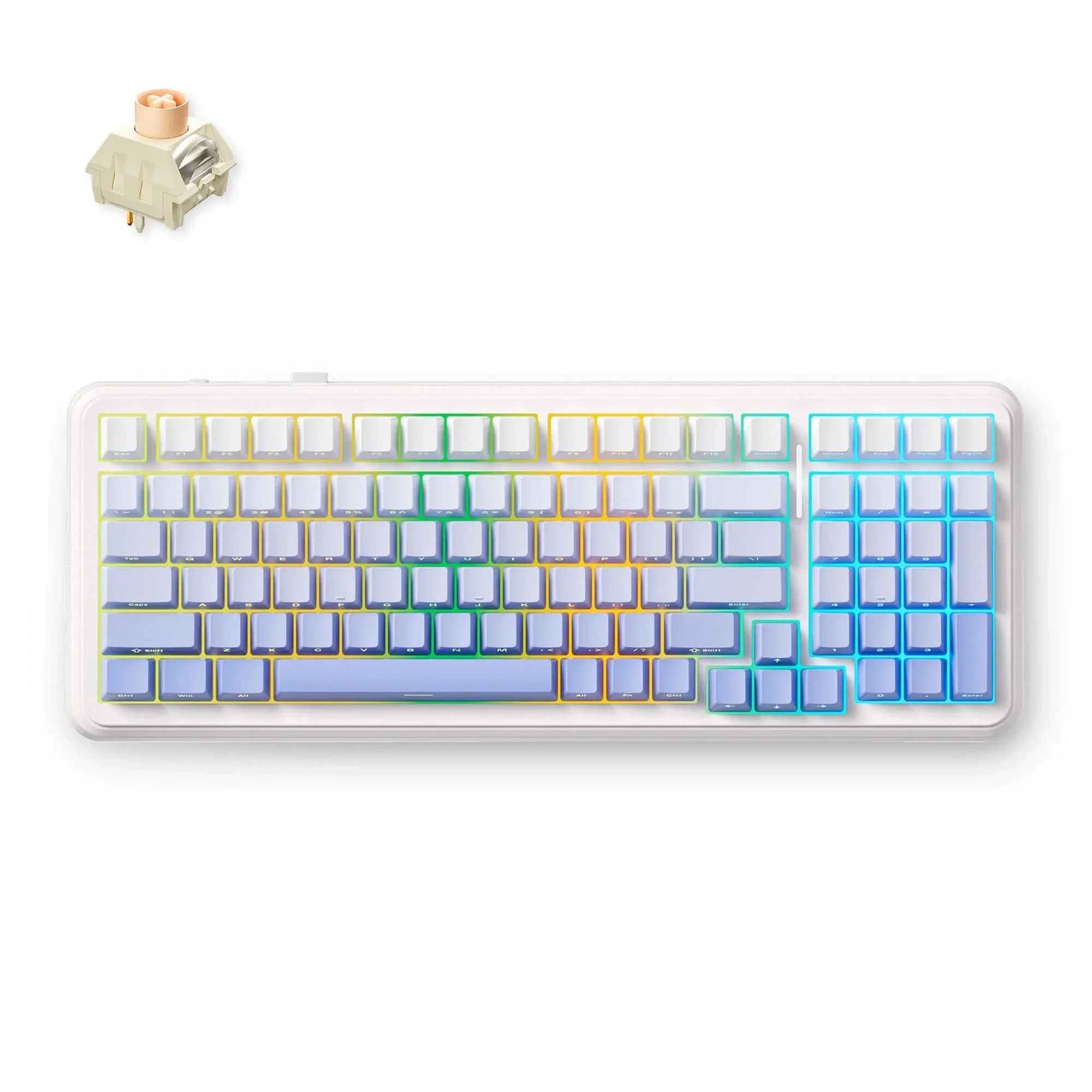 MCHOSE K99 V2 Wireless Gasket Mount Mechanical Keyboard - Image 10