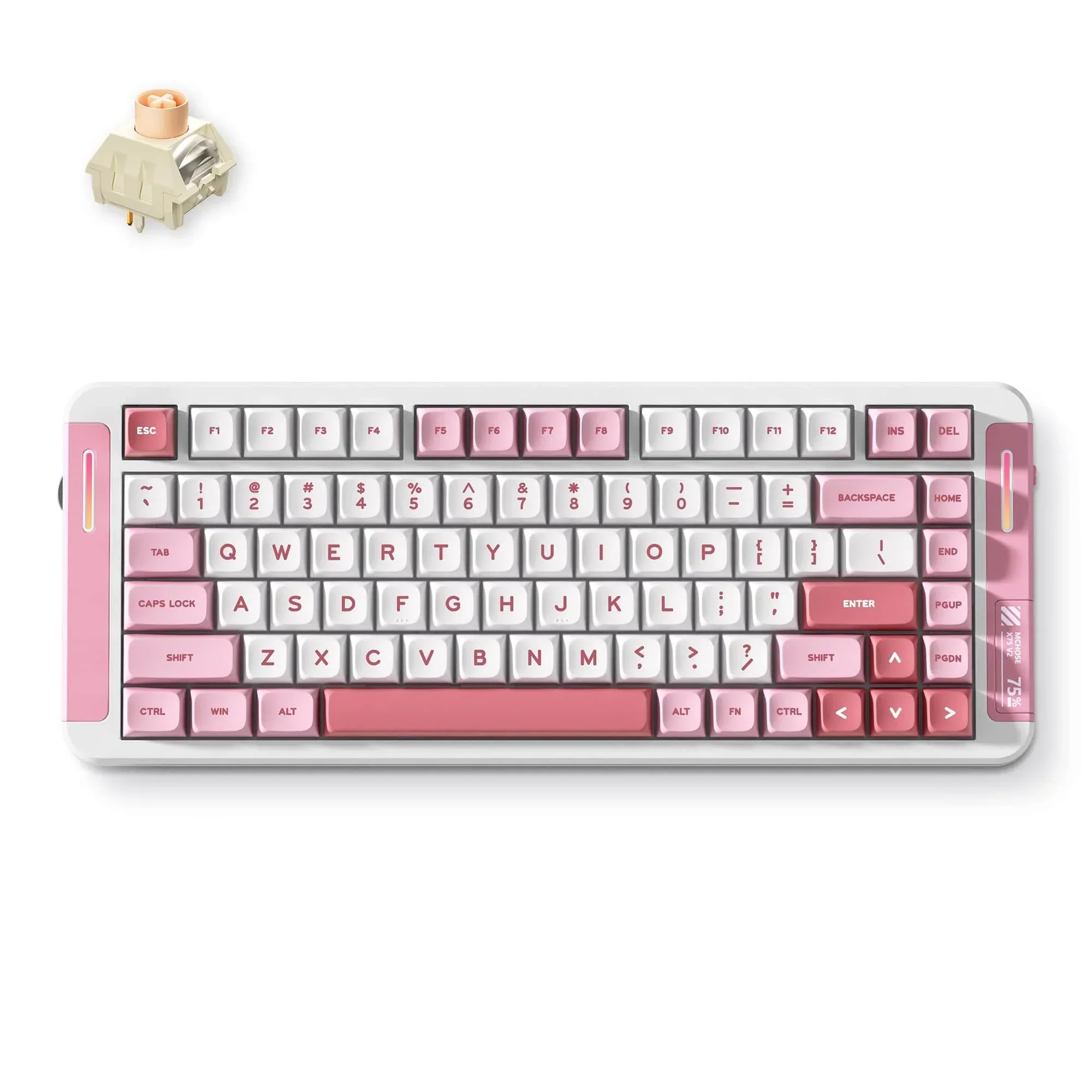 MCHOSE X75 V2 Custom Mechanical Keyboard for Office & Gaming - Image 8