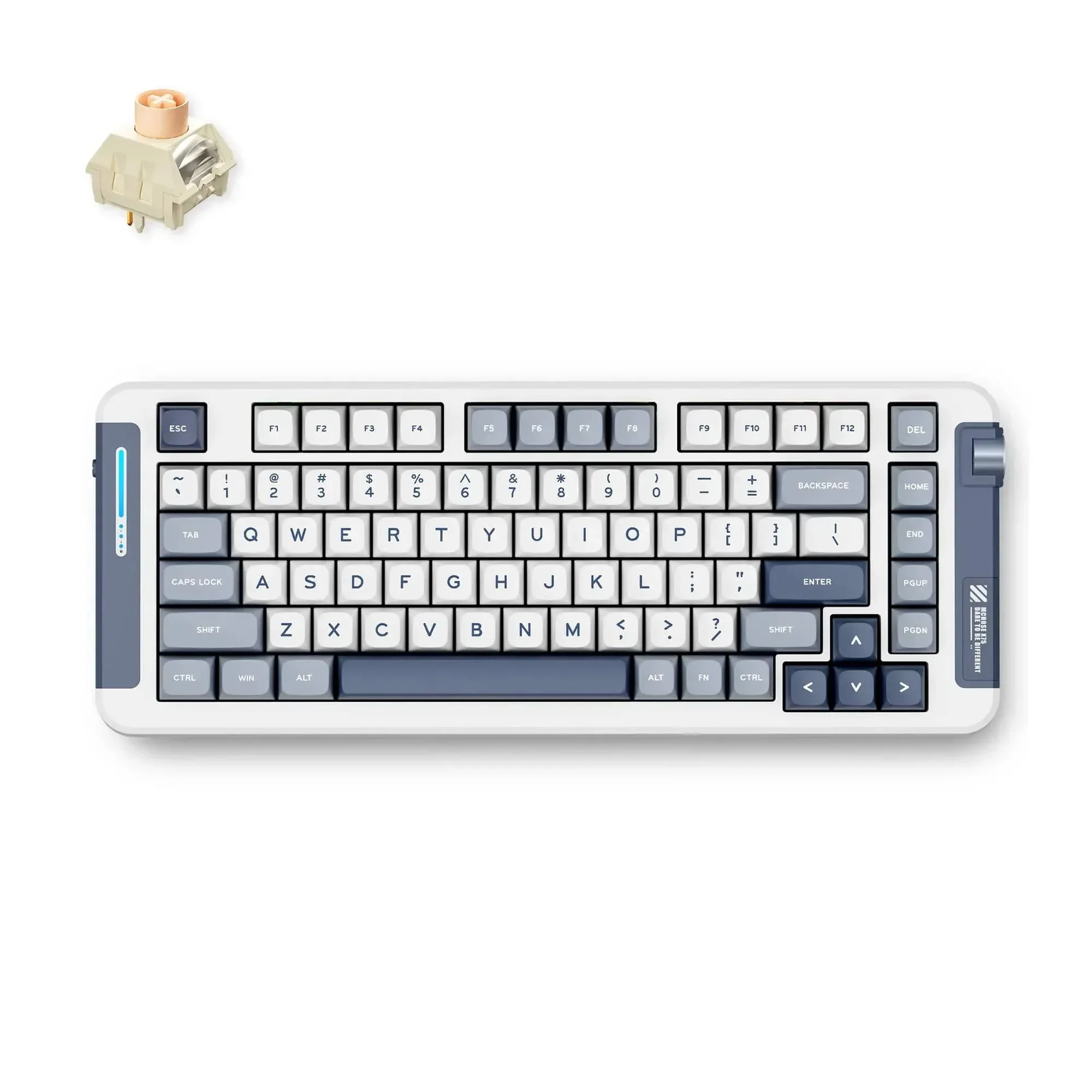 MCHOSE X75 Wireless Gasket Mount Mechanical Keyboard - Image 7